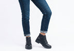 Casey Womens Comfortable Brazilian Lace Up Ankle Boots