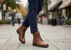 Elsberry Womens Comfortable Leather Ankle Boots
