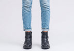 Billie Womens Comfortable Brazilian Low Heel Ankle Boots
