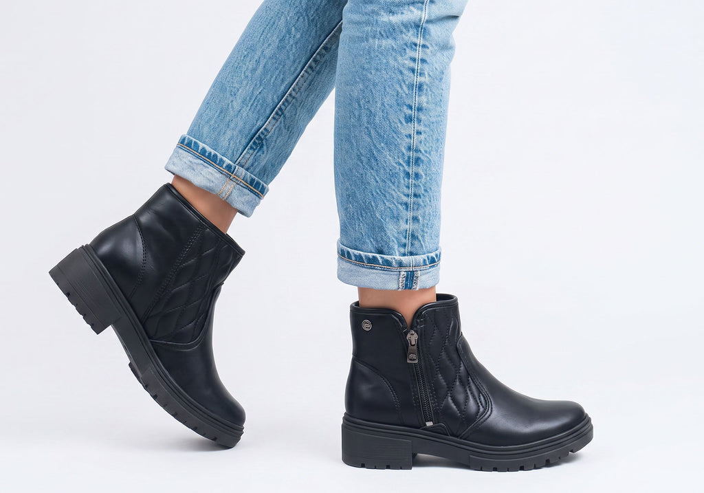 Brax Womens Comfortable Brazilian Low Heel Ankle Boots