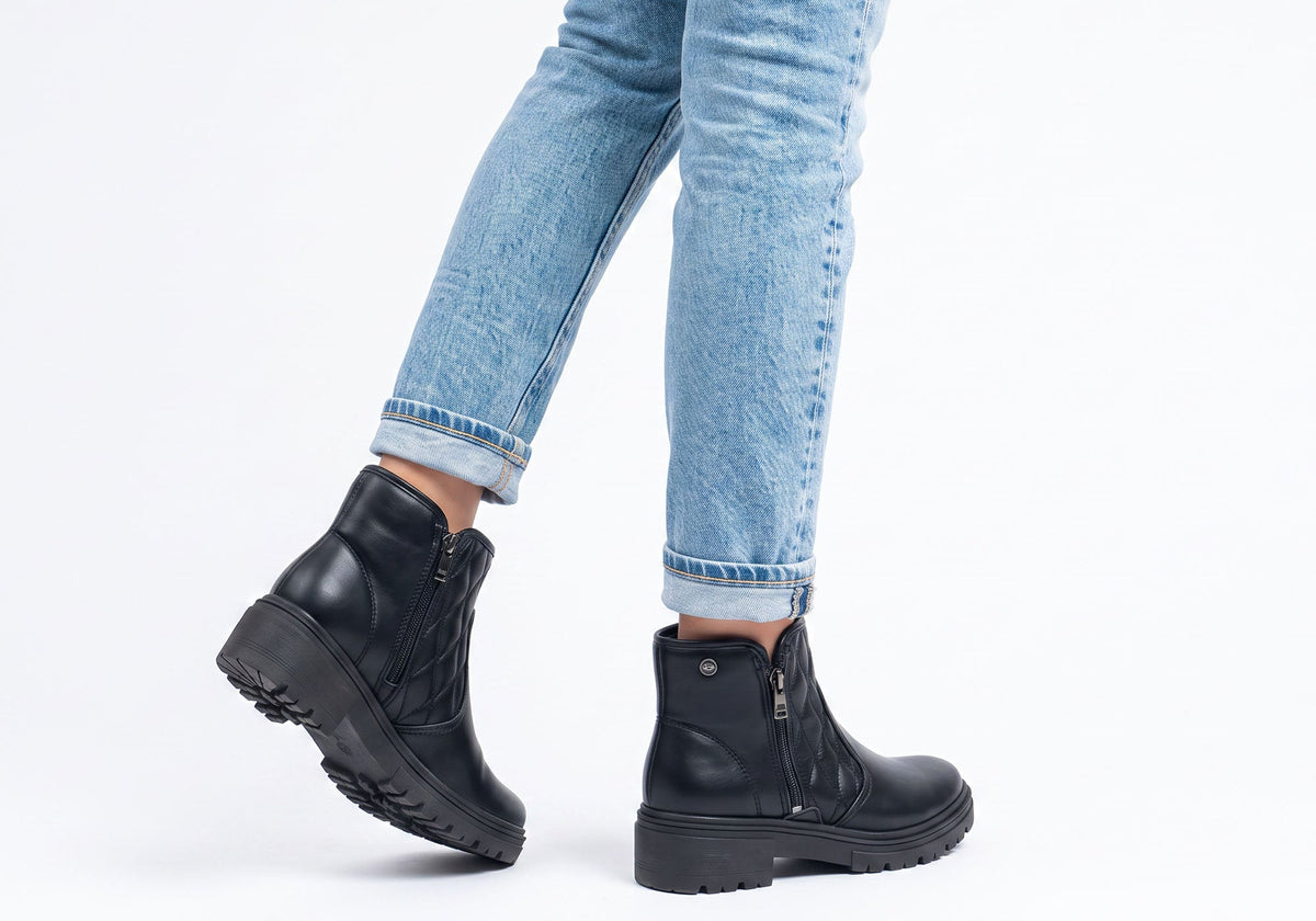 Brax Womens Comfortable Brazilian Low Heel Ankle Boots
