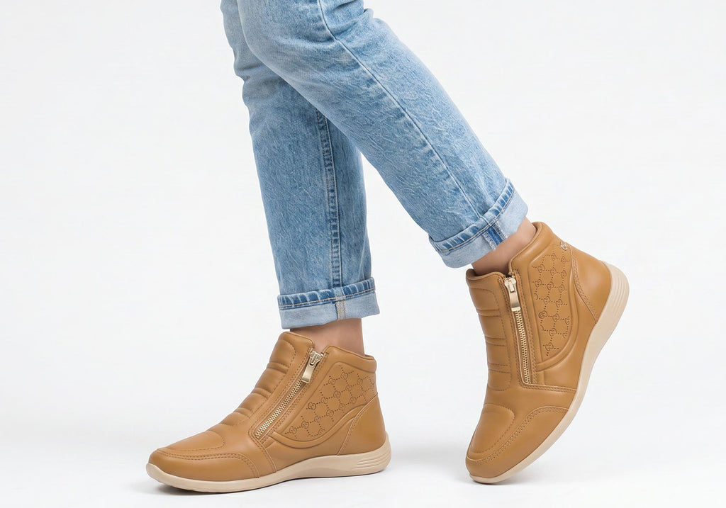Dantey Womens Comfortable Brazilian Ankle Boots