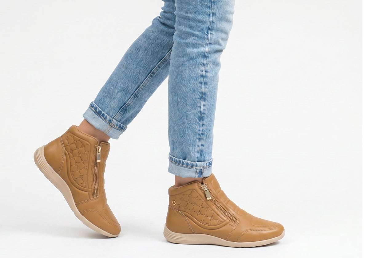 Dantey Womens Comfortable Brazilian Ankle Boots