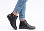 Ripple Womens Comfortable Leather Ankle Boots