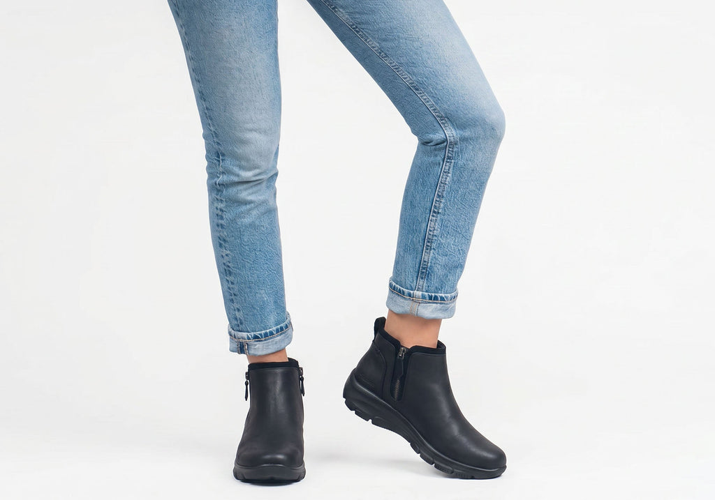 Womens Easy Going Fall View Comfortable Ankle Boots