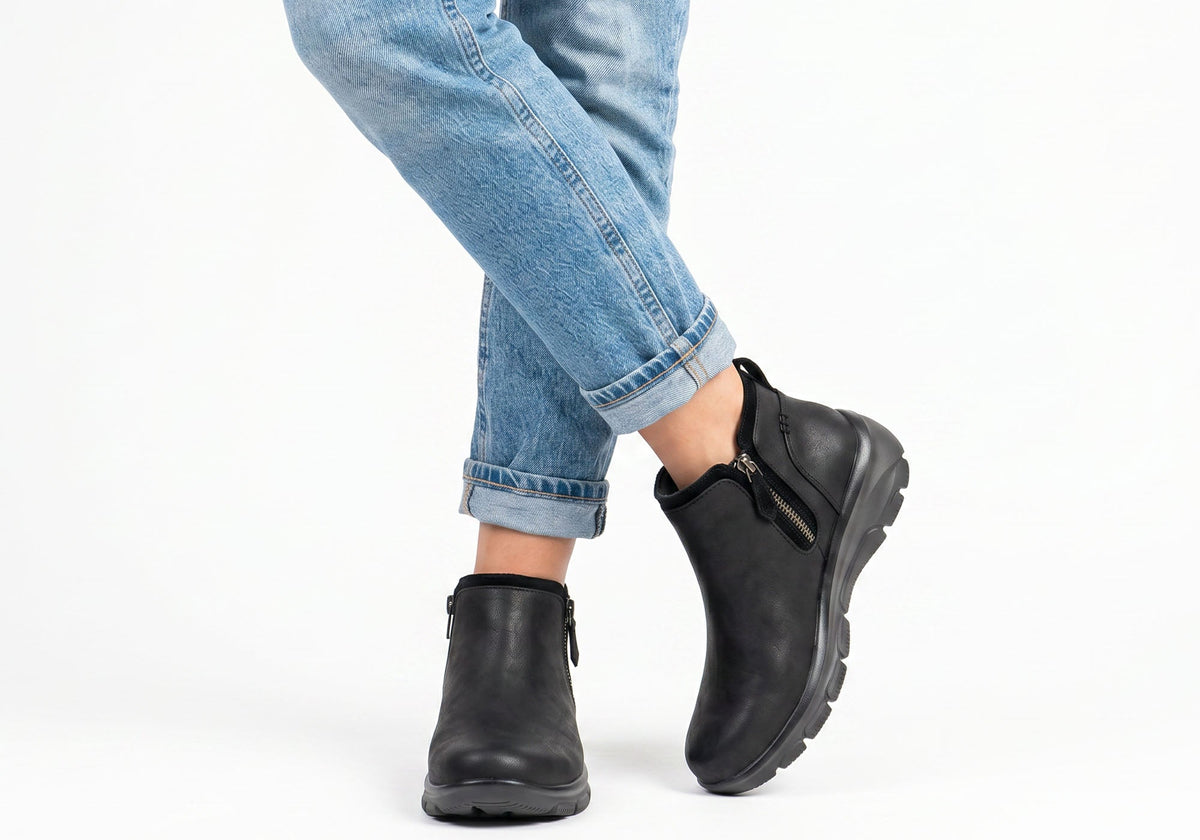 Womens Easy Going Fall View Comfortable Ankle Boots