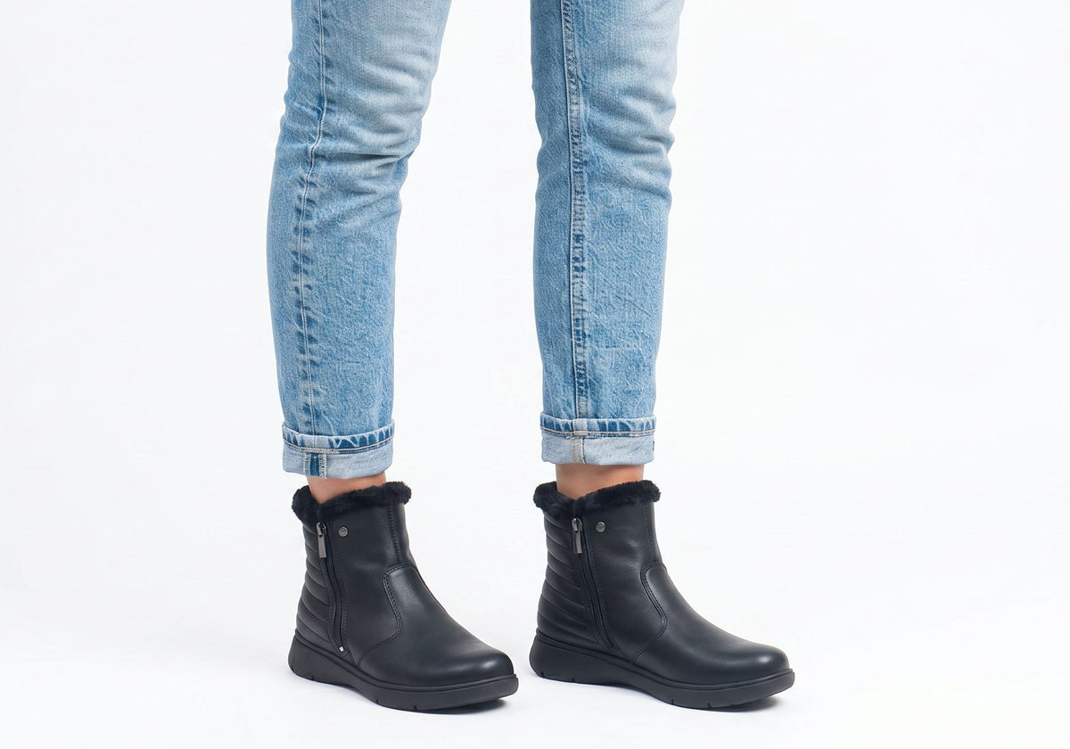 Evoka Womens Comfortable Brazilian Ankle Boots