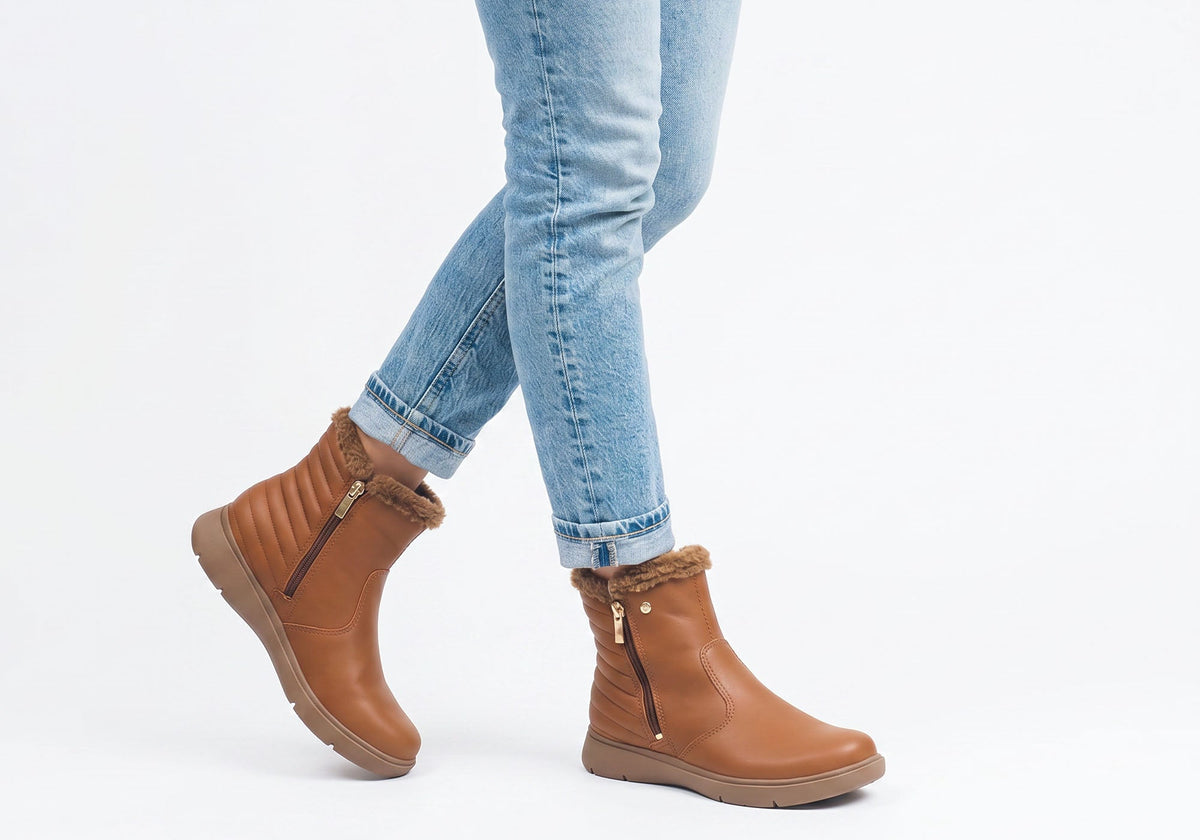 Evoka Womens Comfortable Brazilian Ankle Boots