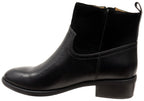 Carter Womens Wide Fit Comfortable Leather Ankle Boots