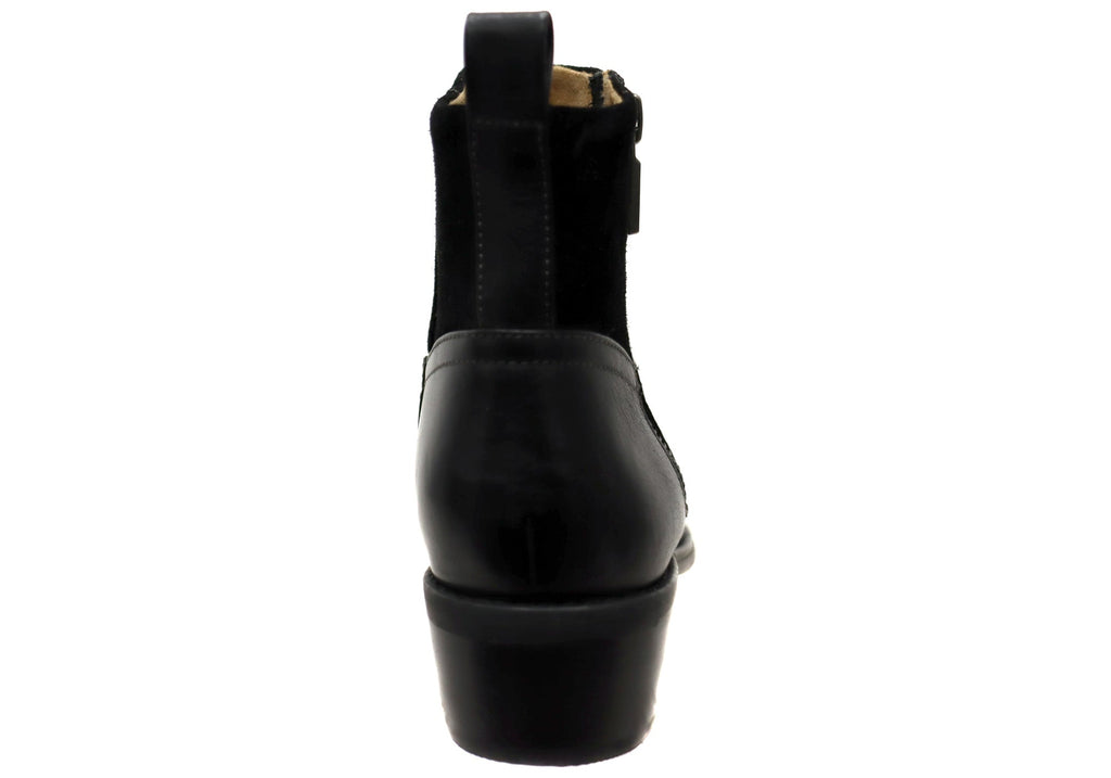 Carter Womens Wide Fit Comfortable Leather Ankle Boots