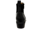Carter Womens Wide Fit Comfortable Leather Ankle Boots