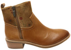 Carter Womens Wide Fit Comfortable Leather Ankle Boots