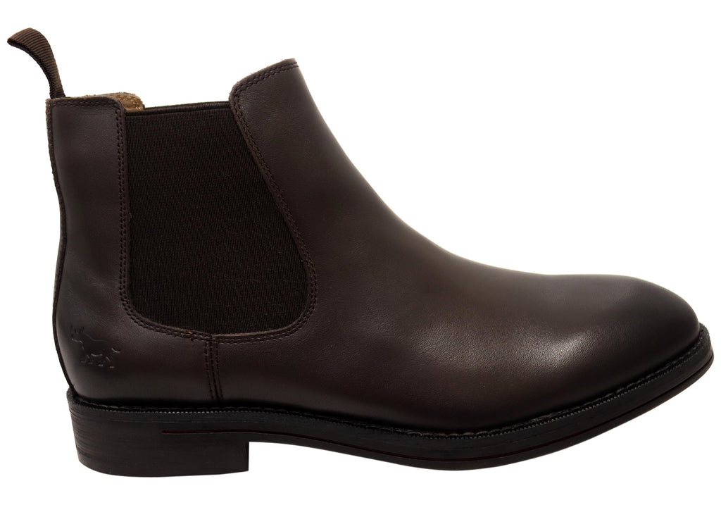 Winner Mens Comfortable Leather Chelsea Boots