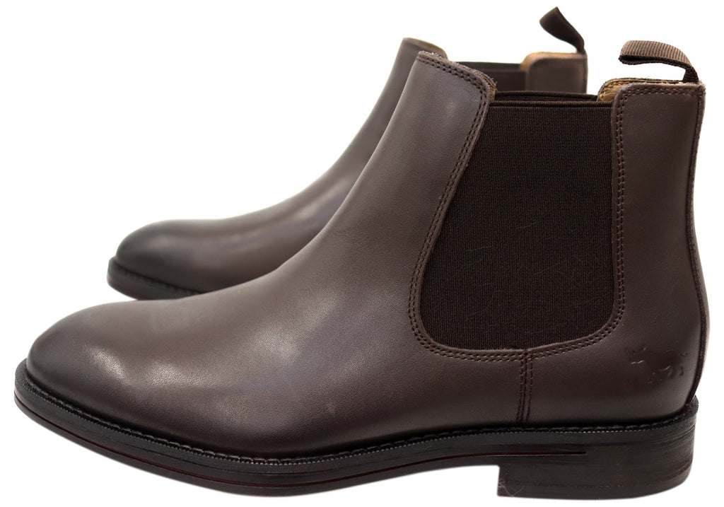Winner Mens Comfortable Leather Chelsea Boots