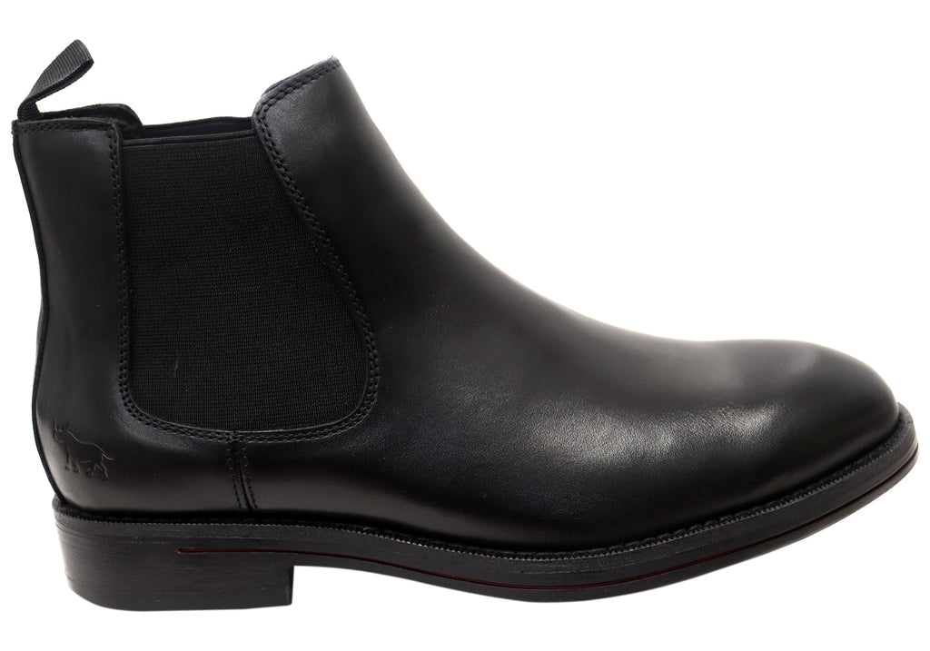 Winner Mens Comfortable Leather Chelsea Boots