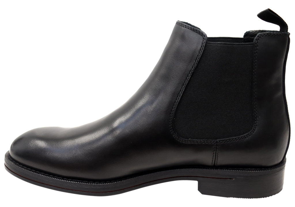 Winner Mens Comfortable Leather Chelsea Boots