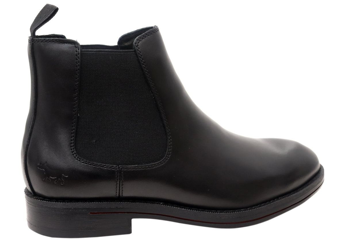 Winner Mens Comfortable Leather Chelsea Boots