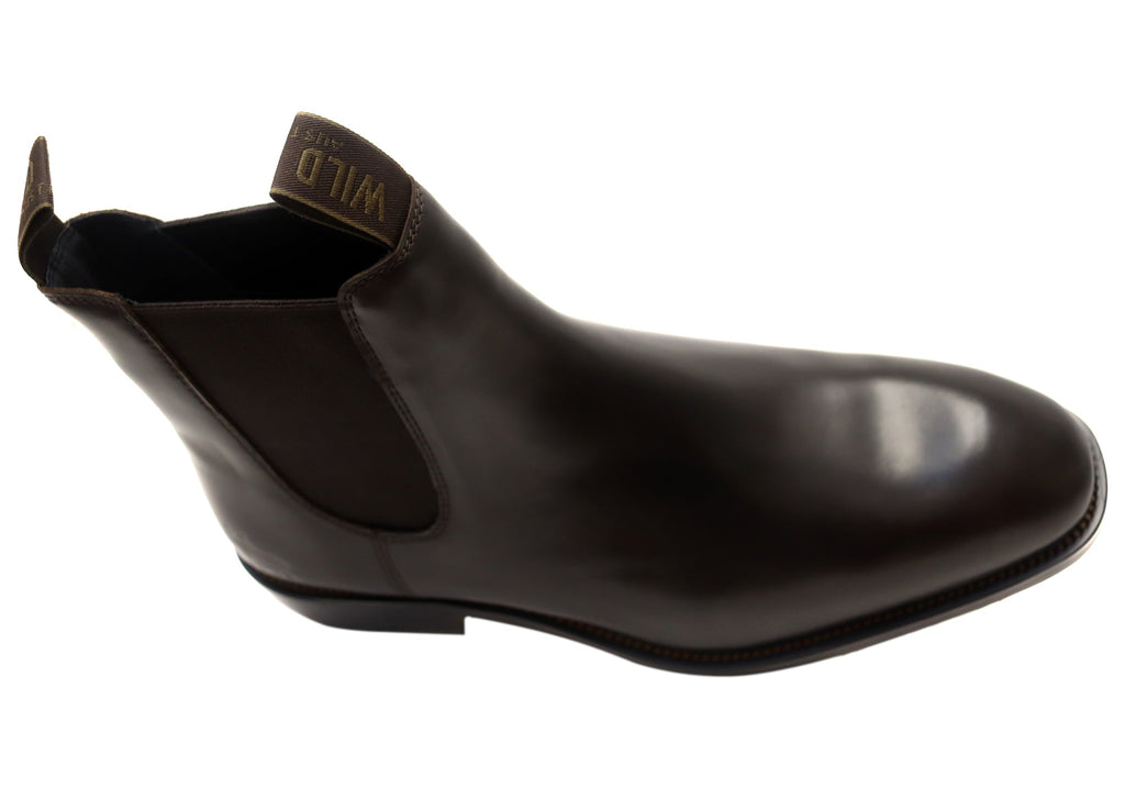 Rancher Mens Comfortable Leather EEE Wide Fit Chelsea Boots