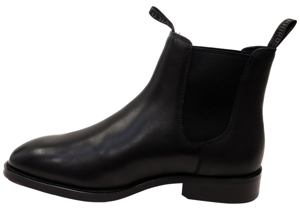Rancher Mens Comfortable Leather EEE Wide Fit Chelsea Boots