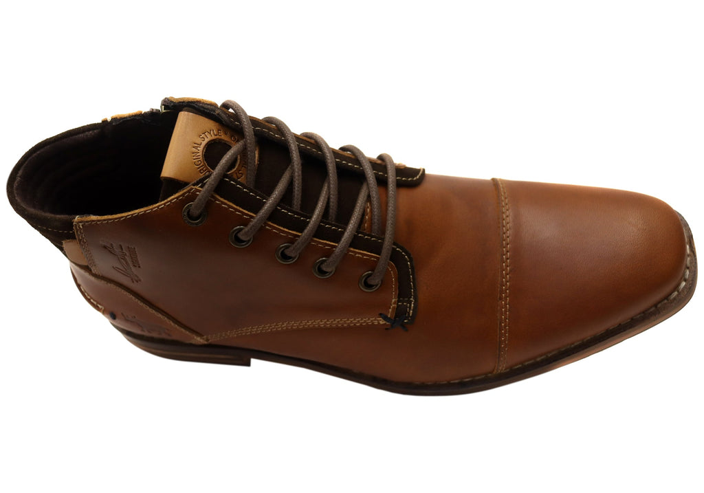 Chambers Mens Comfortable Leather Dress Boots