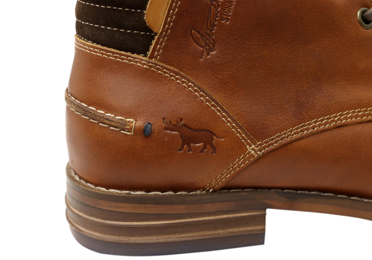 Chambers Mens Comfortable Leather Dress Boots