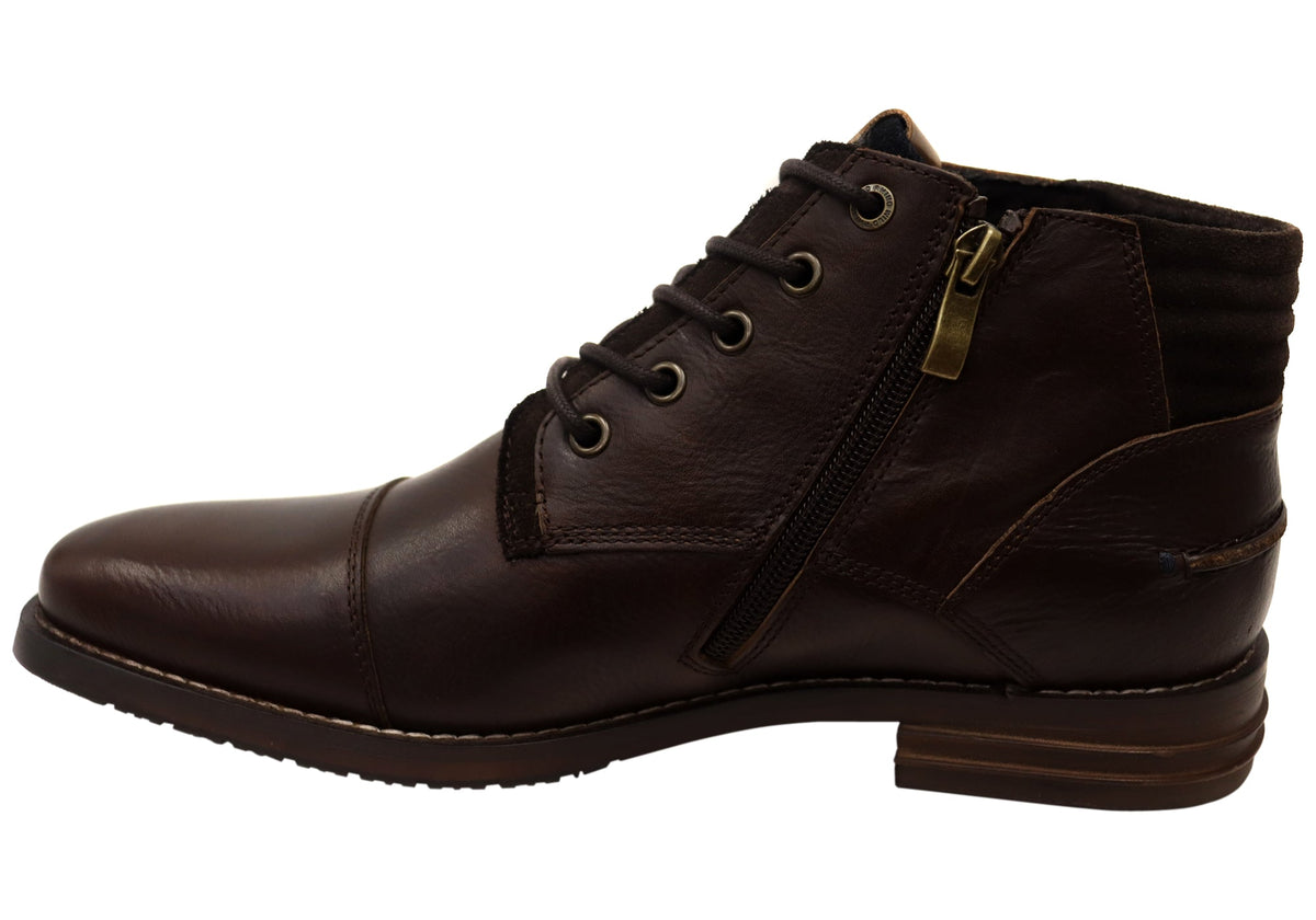 Chambers Mens Comfortable Leather Dress Boots