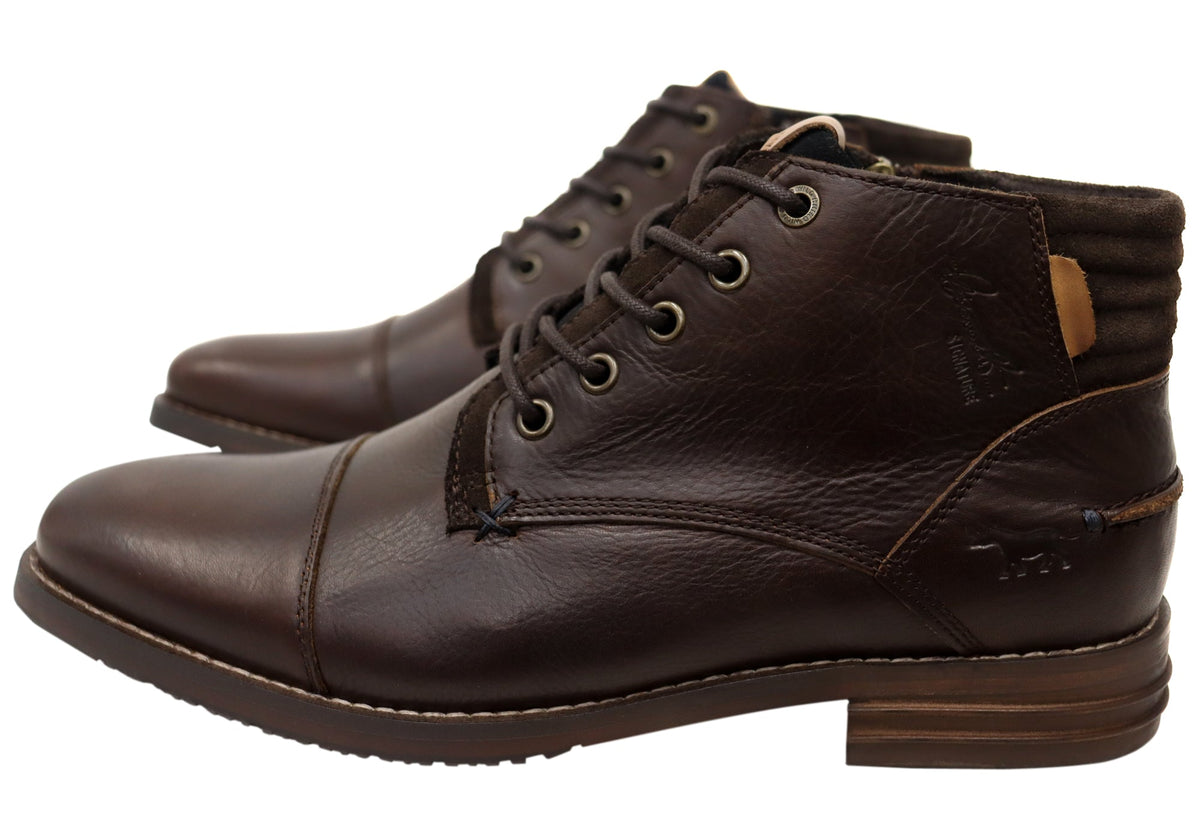 Chambers Mens Comfortable Leather Dress Boots