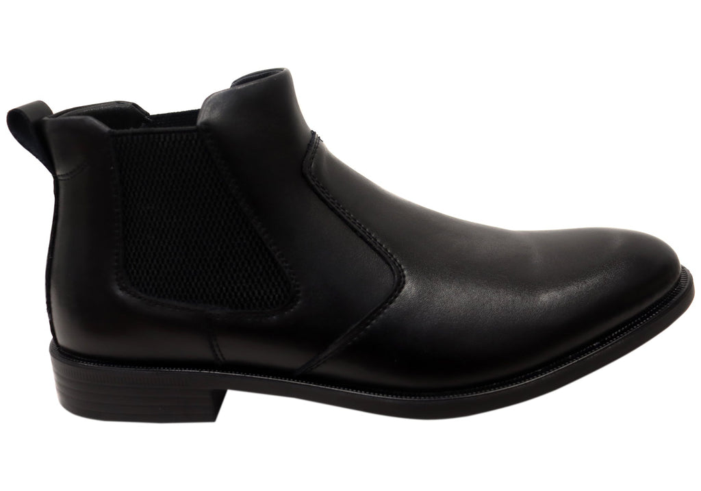 New Sevan Mens Comfortable Leather Chelsea Boots