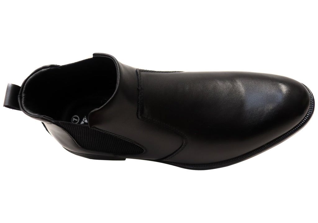 New Sevan Mens Comfortable Leather Chelsea Boots