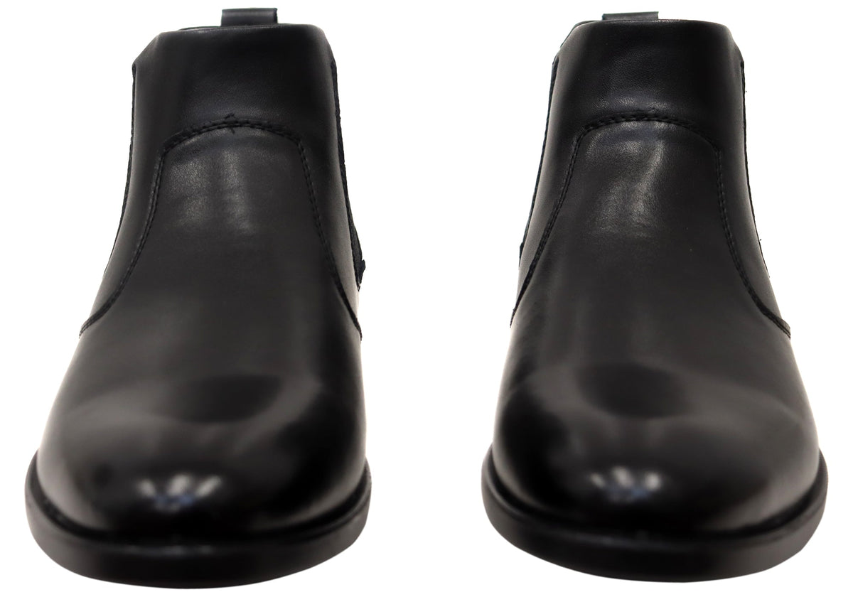 New Sevan Mens Comfortable Leather Chelsea Boots