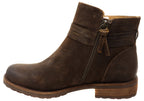 Blake Womens Comfortable Leather Suede Ankle Boots
