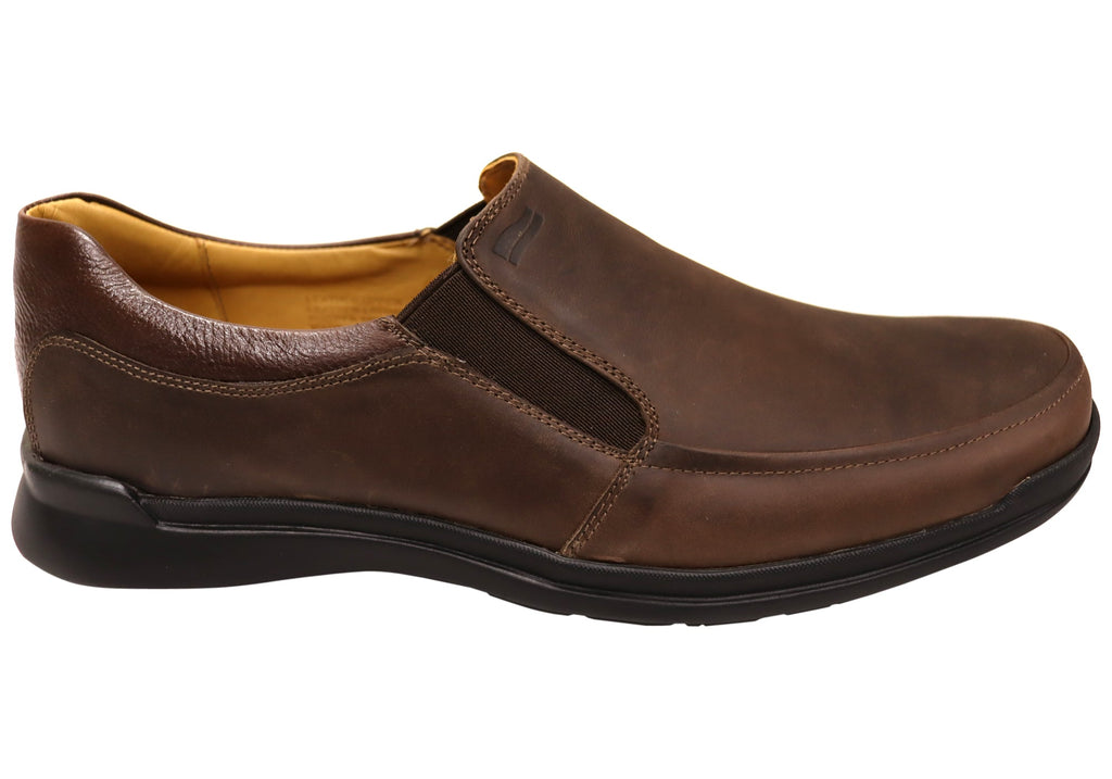 Nelson Mens Comfortable Brazilian Leather Slip On Shoes