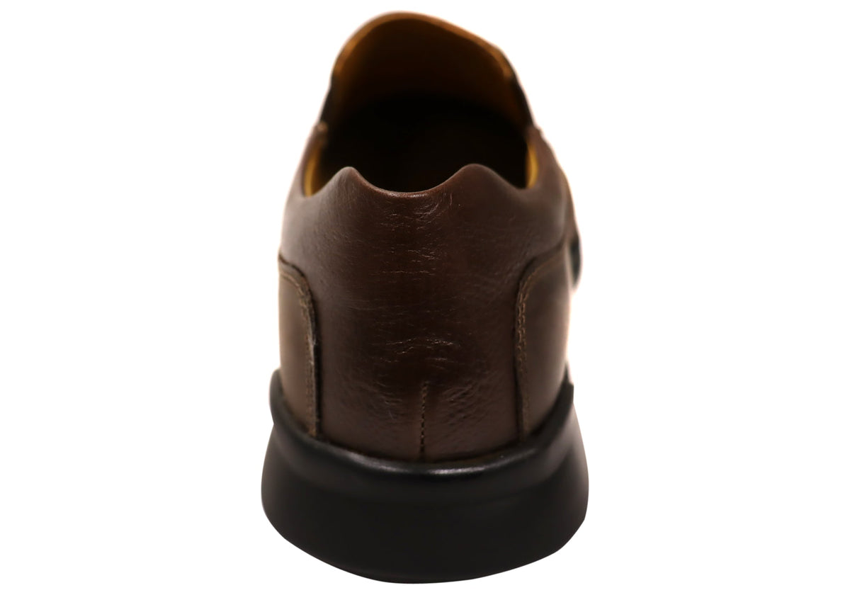 Nelson Mens Comfortable Brazilian Leather Slip On Shoes