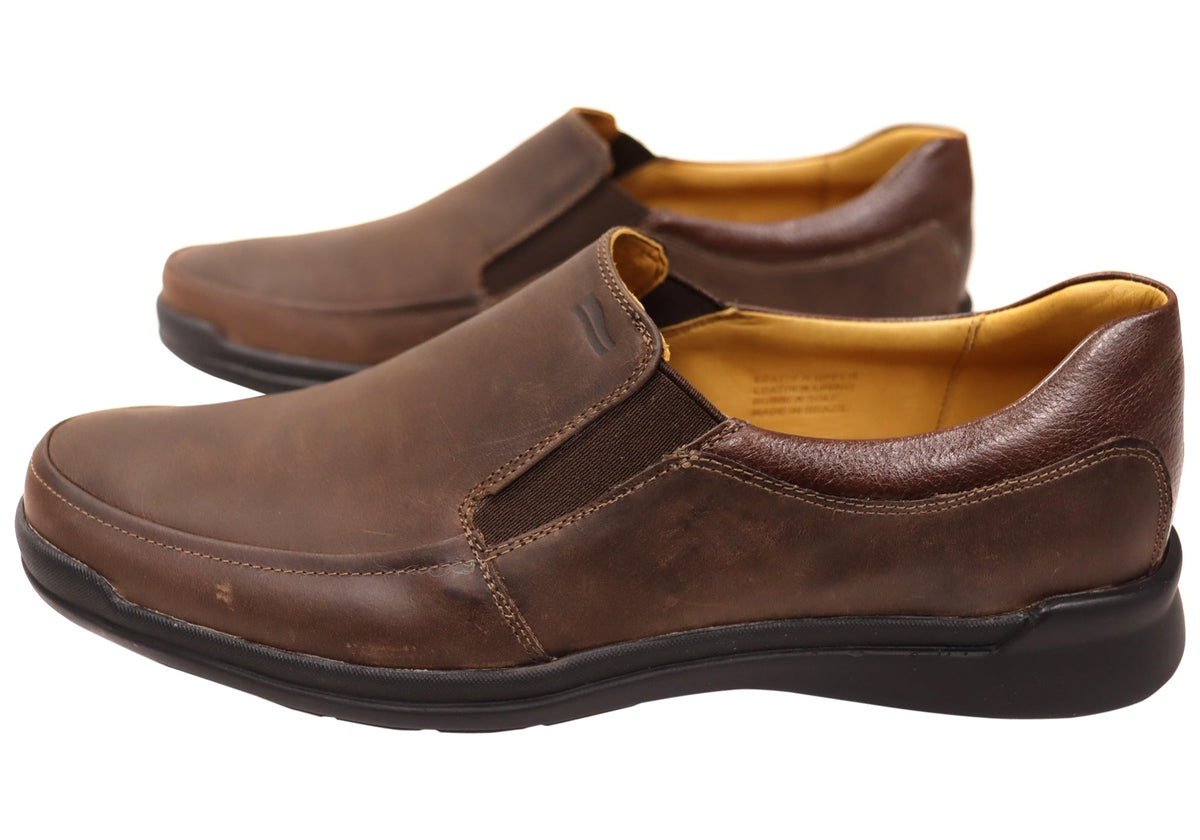 Nelson Mens Comfortable Brazilian Leather Slip On Shoes