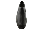 Aderner Mens Leather Wide Fit Slip On Shoes