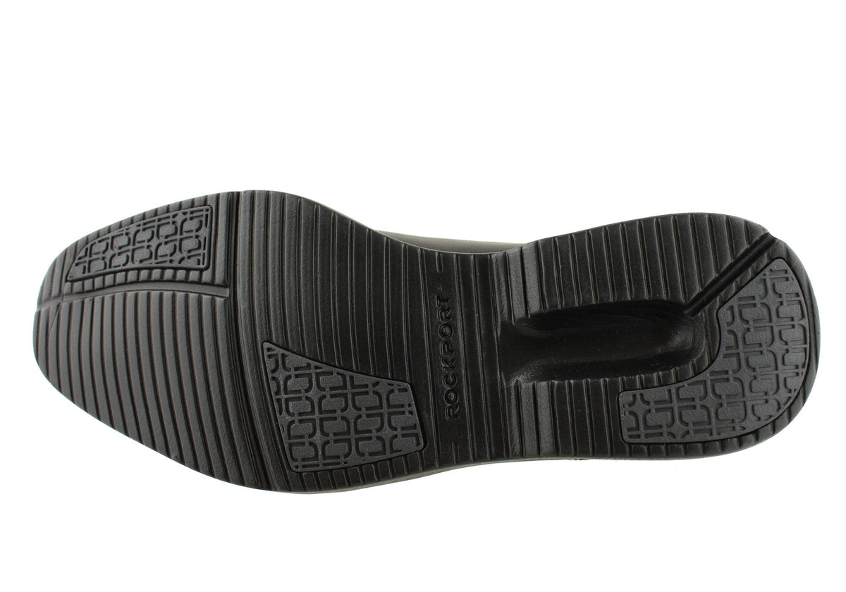 Aderner Mens Leather Wide Fit Slip On Shoes