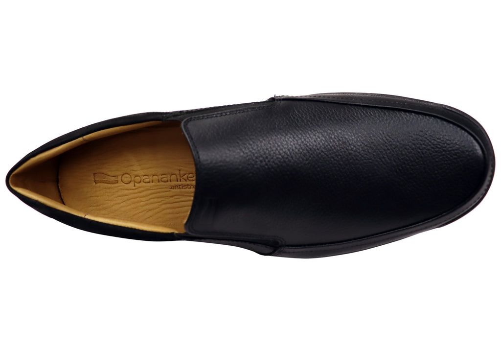 Nelson Mens Comfortable Brazilian Leather Slip On Shoes