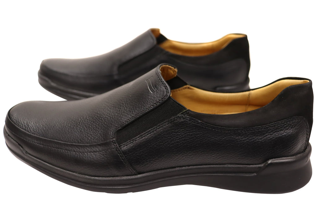 Nelson Mens Comfortable Brazilian Leather Slip On Shoes