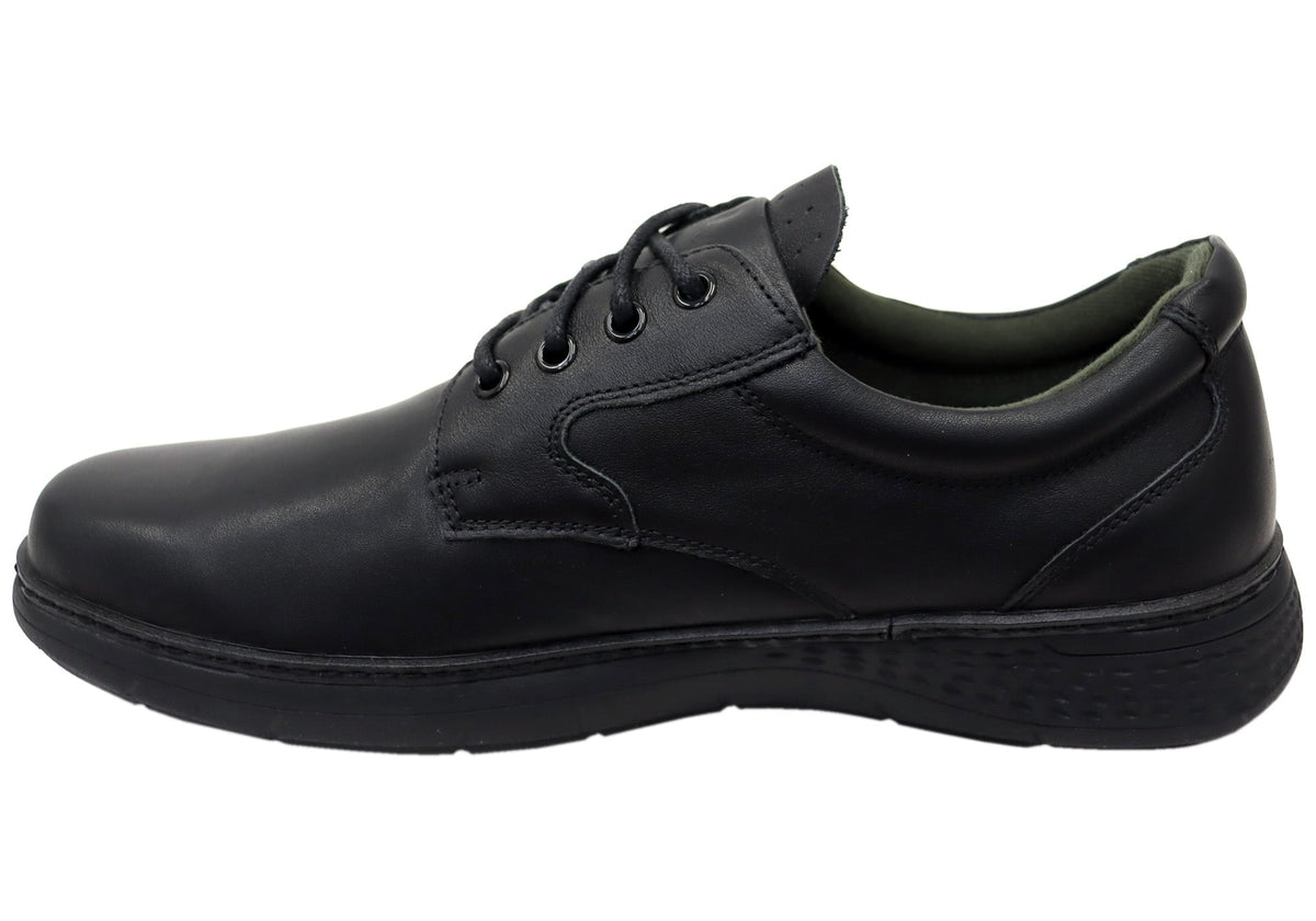 Premier II Mens Comfortable Leather Lace Up Dress Shoes