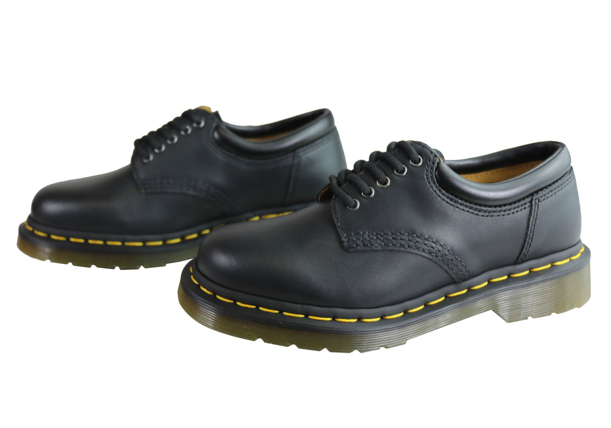 8053 Black Nappa Lace Up Comfortable Unisex Shoes