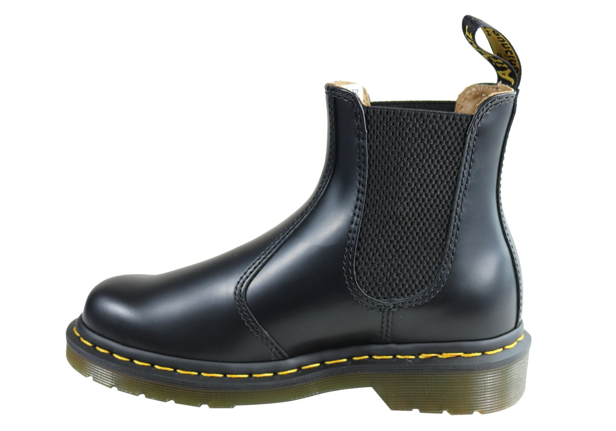 2976 YS Black Smooth Unisex Leather Chelsea Boots
