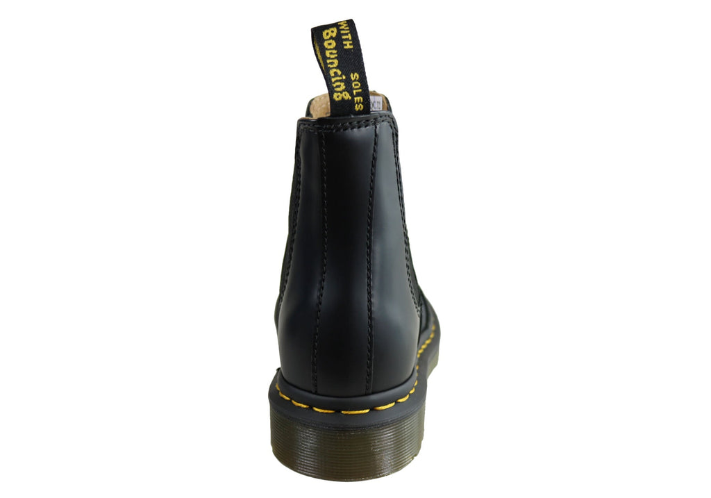 2976 YS Black Smooth Unisex Leather Chelsea Boots