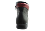 Melo Womens Comfortable Leather Ankle Boots Made In Portugal