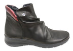 Melo Womens Comfortable Leather Ankle Boots Made In Portugal