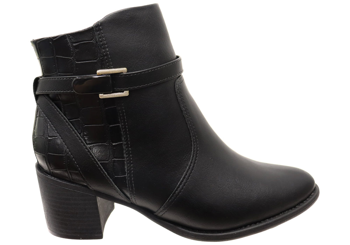Jasmine Womens Brazilian Comfortable Ankle Boots