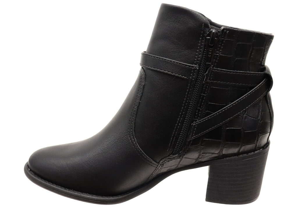 Jasmine Womens Brazilian Comfortable Ankle Boots