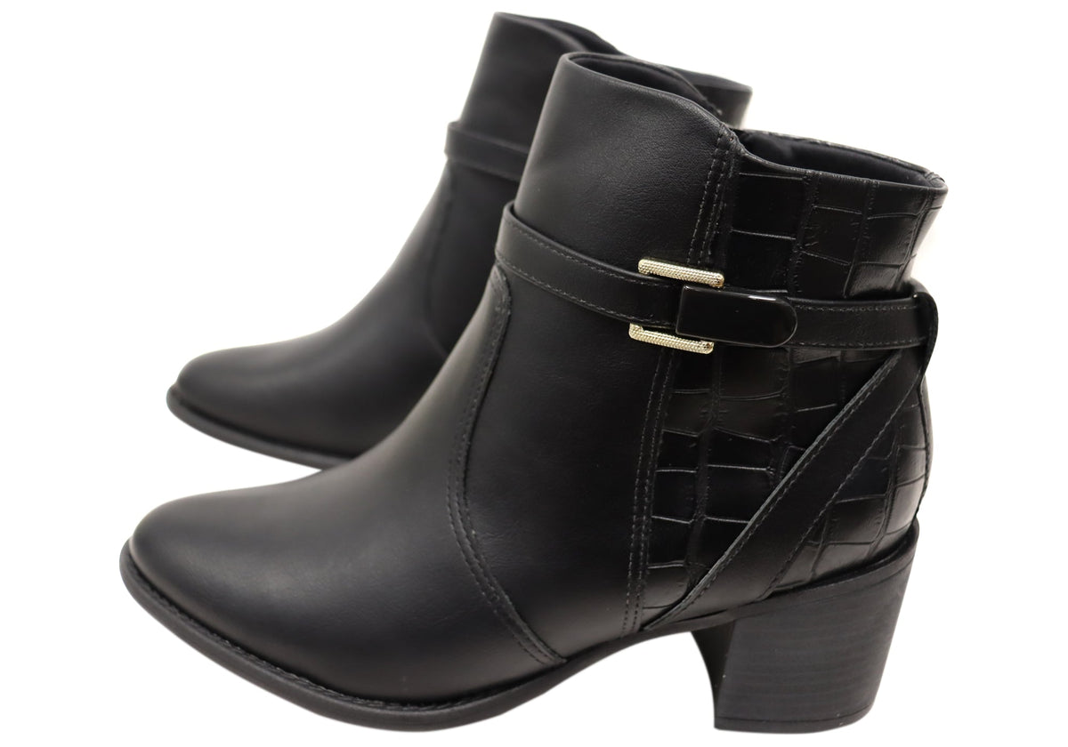 Jasmine Womens Brazilian Comfortable Ankle Boots