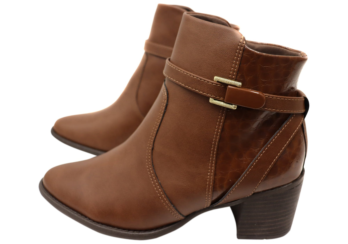 Jasmine Womens Brazilian Comfortable Ankle Boots