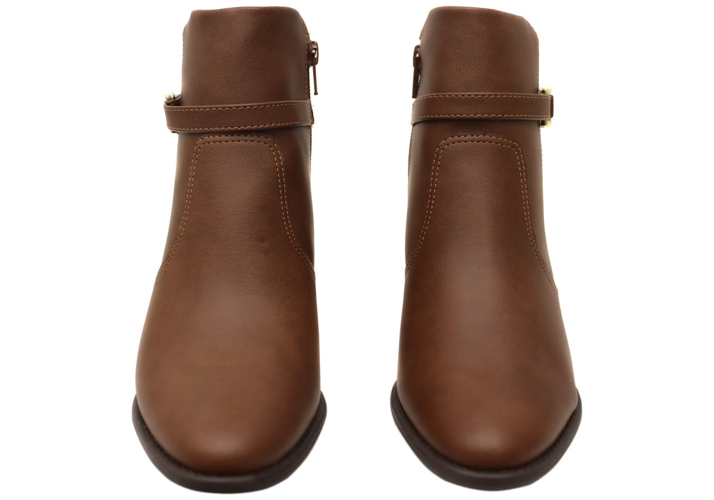 Jasmine Womens Brazilian Comfortable Ankle Boots