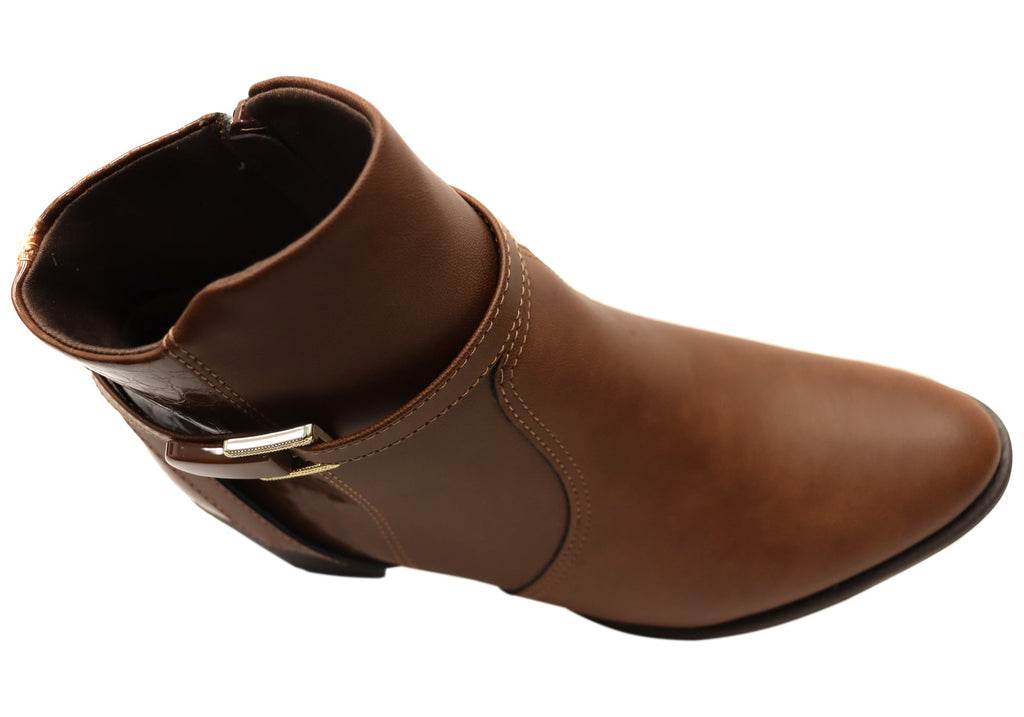 Jasmine Womens Brazilian Comfortable Ankle Boots